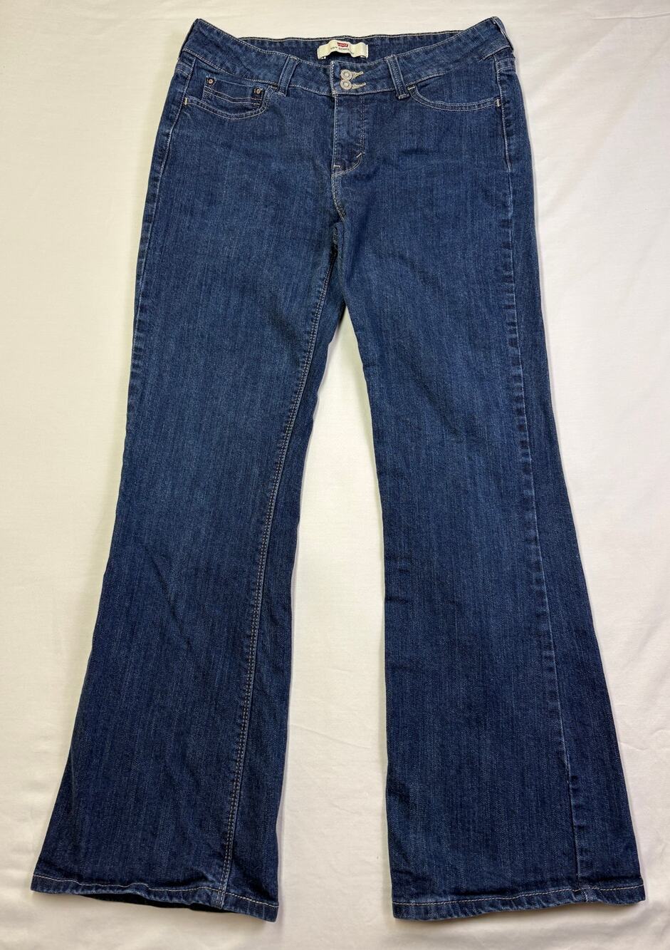 : Levi's 526 Slender Boot Women's Jeans W30 L30 Dark Wash Bootcut Denim